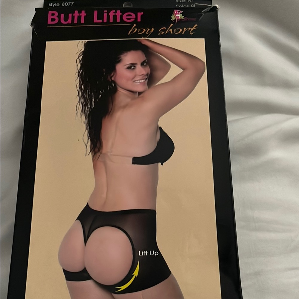 Butt Lifter Boy Short - Black